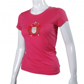 Magenta T-Shirt With Speicher Logo