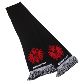 Black Kompakt Fan Scarf