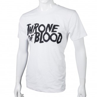 T-Shirt With Throne Of Blood Logo - White