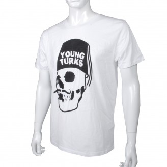 T-Shirt With Black Young Turks Logo White