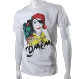 White T-Shirt With Comeme...