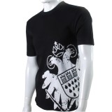 Black T-Shirt With White...
