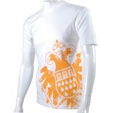 White T-Shirt With Orange...